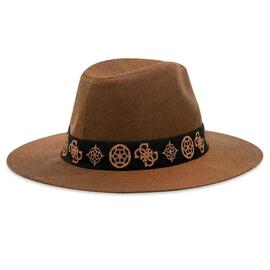 Sombrero GUESS Fedora con logo 4g y Peony