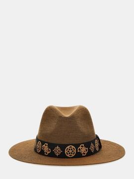 Sombrero GUESS Fedora con logo 4g y Peony