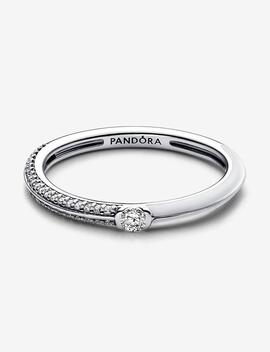 Anillo PANDORA ME Dual Blanco y Pavé