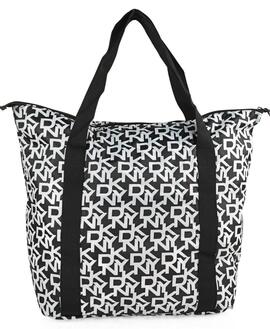 Packable Tote DKNY negro estamp logo