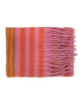 Bufanda DON ALGODON Fedra fucsia y naranja