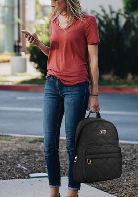 Mochila SKECHERS negra acolchada