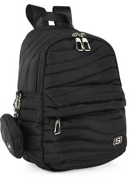 Mochila SKECHER tela acolchada negra