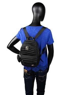 Mochila SKECHER tela acolchada negra