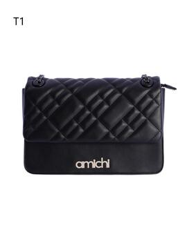 Bolso AMICHI hombro piel solapa