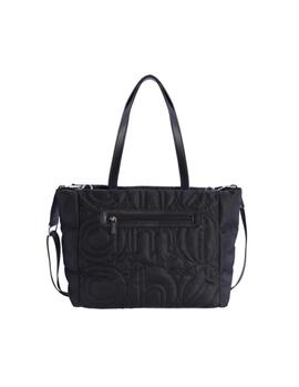 Shopper AMICHI negro cremellera