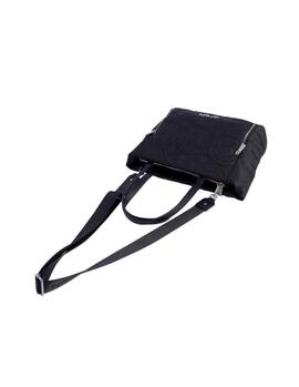 Shopper AMICHI negro cremellera