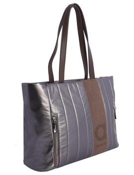 Shopper AMICHI piel estaño