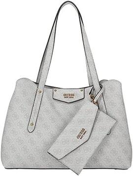 Bolso GUESS piel blanco estamp logo boton