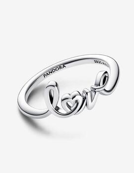 Anillo PANDORA Love Escrito a Mano