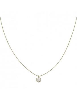 Colgante CLUSE Idylle Marble Hexagon dorado