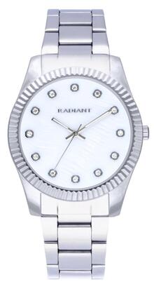 Reloj RADIANT acero esfera perlad c/circonit