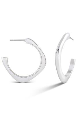 Aros LUXENTER Evly plata lisos planos