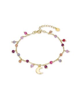 Pulsera LUXENTER Tryx dorada piedras colores