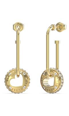 Pendientes GUESS dorado forma clic cuelga aros cor