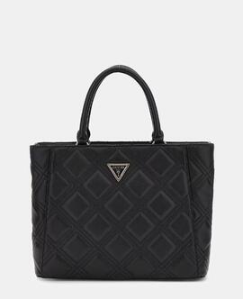 Bolso GUESS Deesa negro piel acolchado