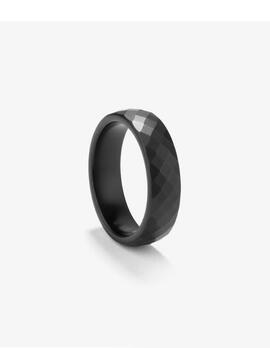 Anillo RADIANT Black Matt ceramica