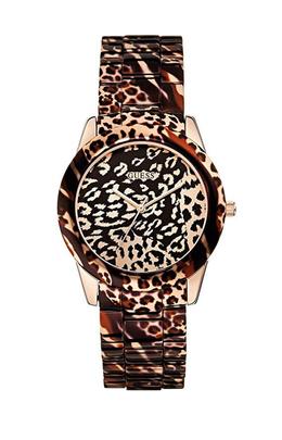 Reloj GUESS estampado de leopardo Mujer