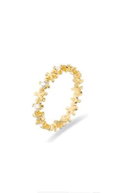 Anillo LUXENTER Miskel dorado margaritas