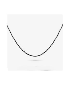 Collar RADIANT Riviere Plata/Negro