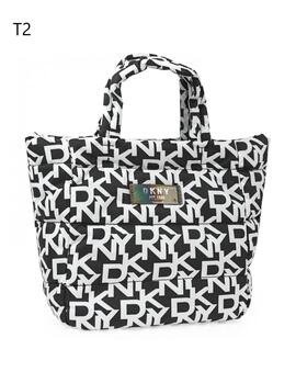 Bolso DKNY mini acolchado estampo logo