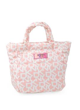 Bolso DKNY mini acolchado estampo logo
