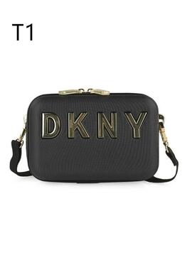 Neceser DKNY rigido logo dorado