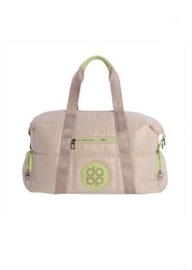 Bolso DON ALGODON gym beige acolchado