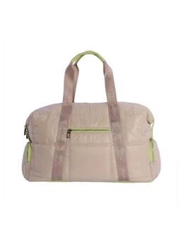 Bolso DON ALGODON gym beige acolchado