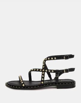 Sandalia GUESS yamara tachuelas negra