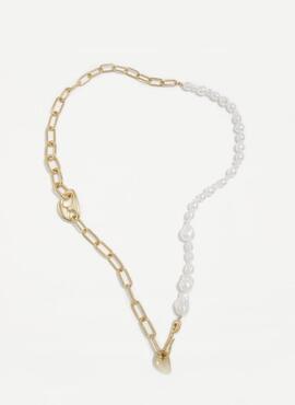 Collar PERTEGAZSummer pearls dorado