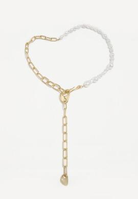 Collar PERTEGAZSummer pearls dorado