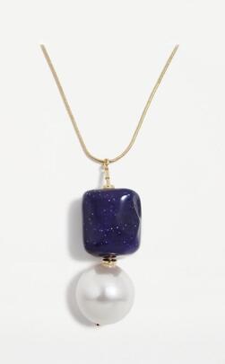 Collar PERTEGAZ Sharon Lapis perla