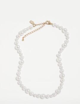 Collar PERTEGAZ Fomentor dorado perla