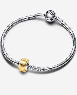 Charm PANDORA mini cristal murano dorado