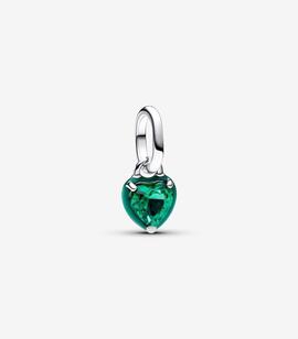 Charm PANDORA ME Mini Chakra Corazón Verde
