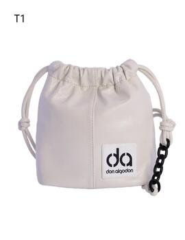 Bandolera DON ALGODON Lidia piel boton