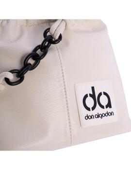 Bandolera DON ALGODON Lidia piel boton