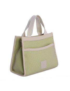 Bolso DON ALGODON Lucia mano perforado