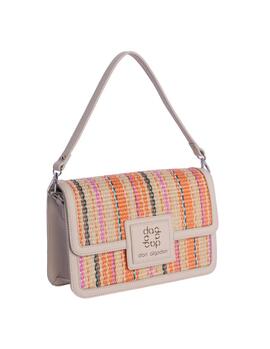 Bolso DON ALGODON Camila mano solapa piel