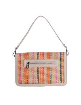 Bolso DON ALGODON Camila mano solapa piel