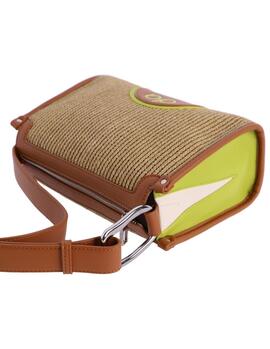 Bandolera DON ALGODON Ariana natural  logo