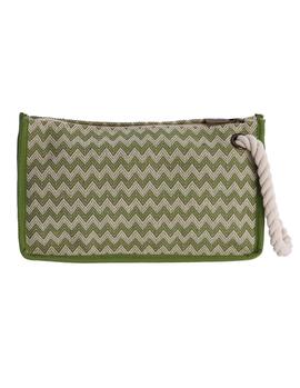 Neceser AMICHI Palmira verde logo medio