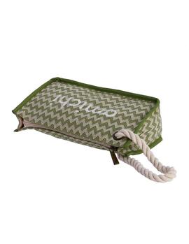 Neceser AMICHI Palmira verde logo medio