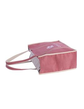 Bolso AMICHI Oria  playa cuadritos rojo