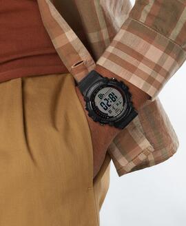 Reloj CASIO  negro silicona esfera redonda digital