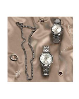 Reloj RADIANT acero esfera lisa circonitas