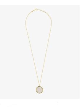 Colgante RADIANT dorado redond nacar