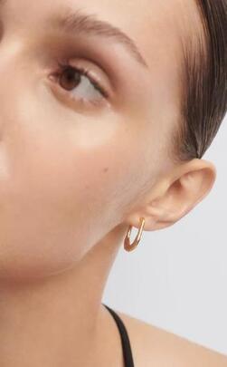 Pendientes PDPAOLA dorados cuadrados