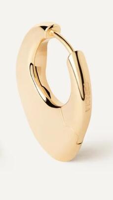 Aros PDPAOLA dorado achatados